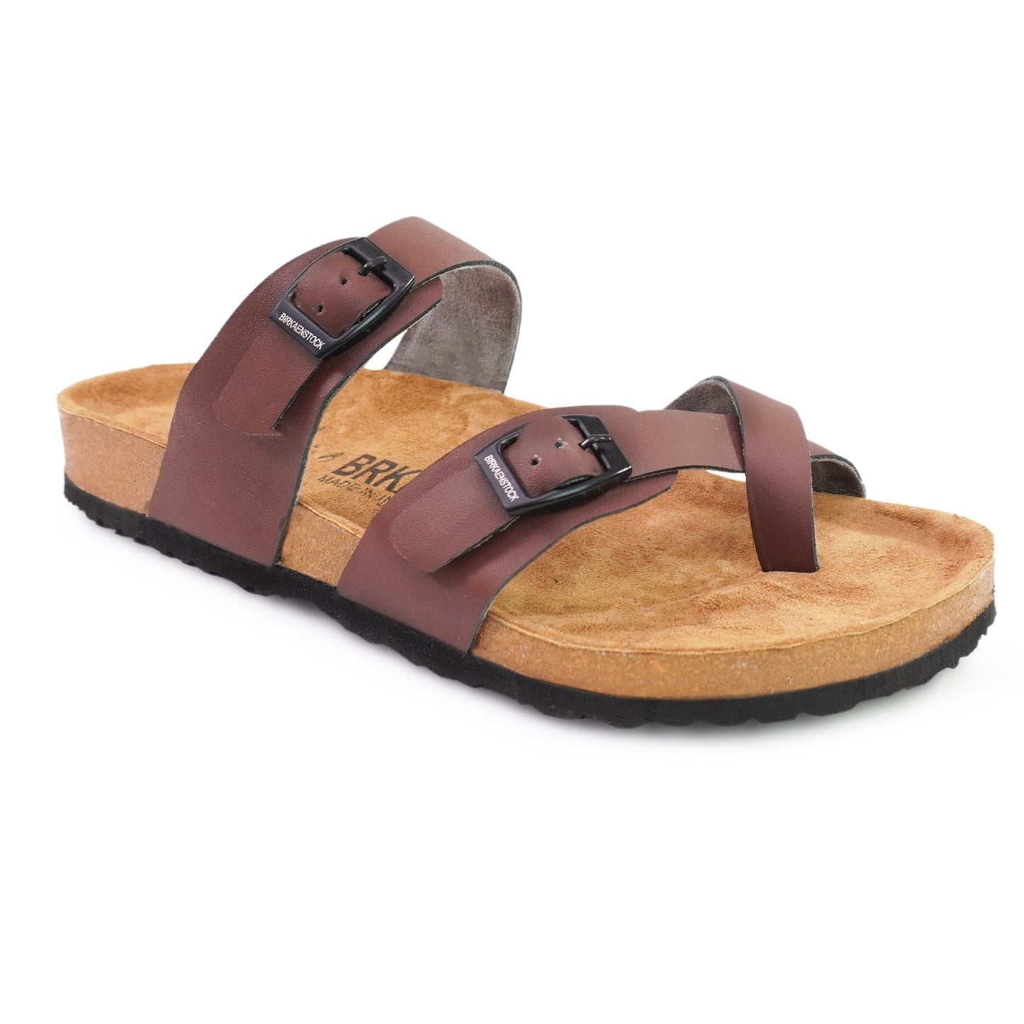 Birks Franca Leather Sandals - Brown